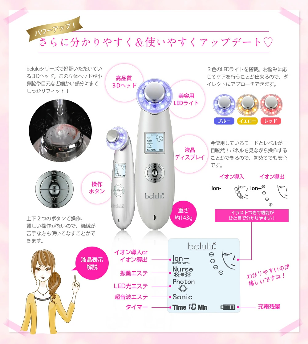 マルチ美顔器　クラッシィ