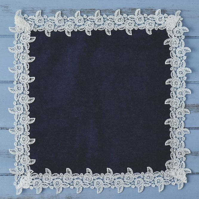 タオルハンカチ＆グリーティングレース＆イニシャルチャームセット