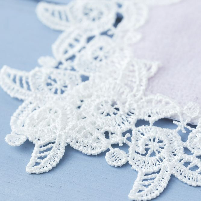 タオルハンカチ＆グリーティングレース＆イニシャルチャームセット