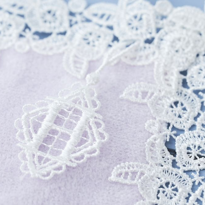 タオルハンカチ＆グリーティングレース＆イニシャルチャームセット