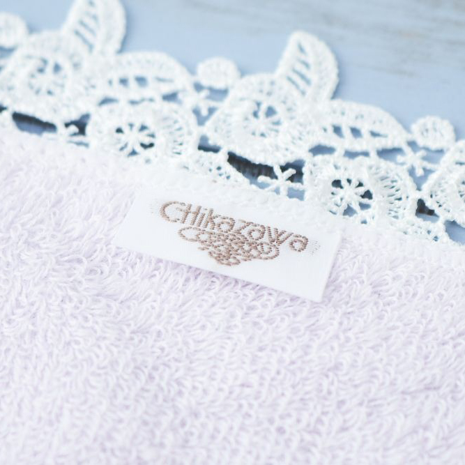 タオルハンカチ＆グリーティングレース＆イニシャルチャームセット