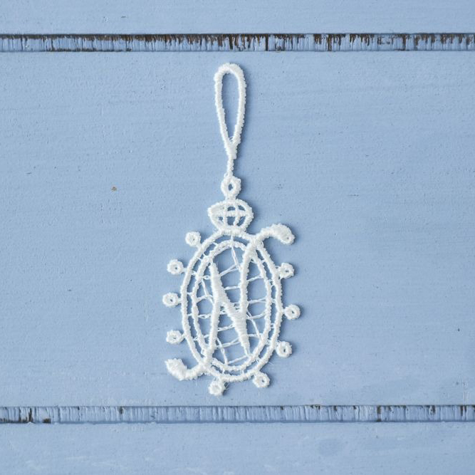 タオルハンカチ＆グリーティングレース＆イニシャルチャームセット