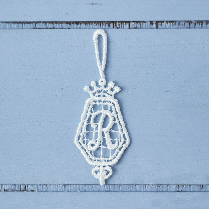 タオルハンカチ＆グリーティングレース＆イニシャルチャームセット