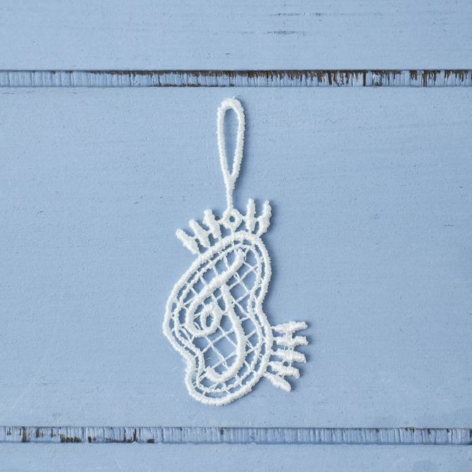 タオルハンカチ＆グリーティングレース＆イニシャルチャームセット