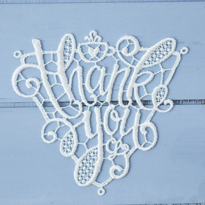 タオルハンカチ＆グリーティングレース＆イニシャルチャームセット