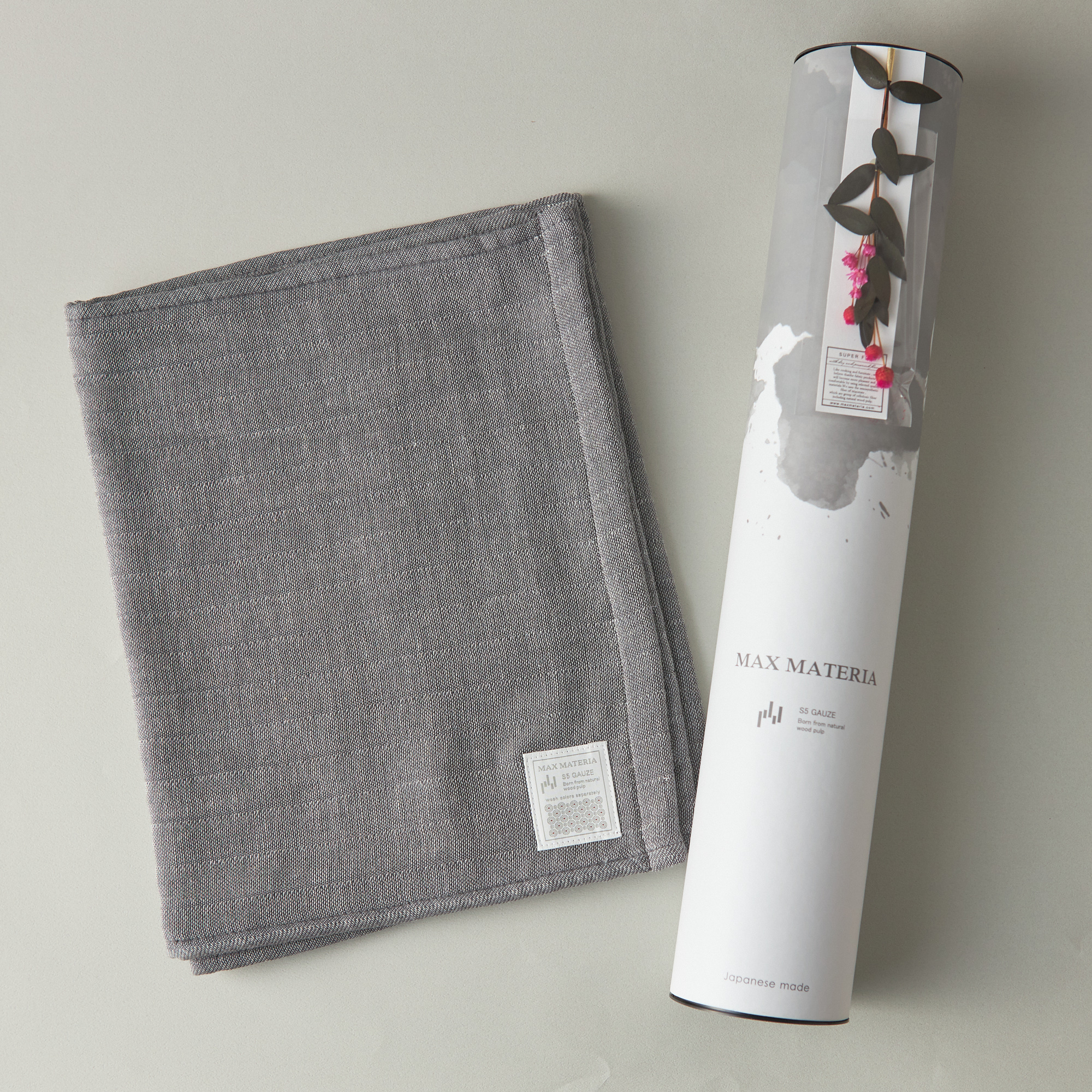 5層ガーゼ花束筒フェイスタオル