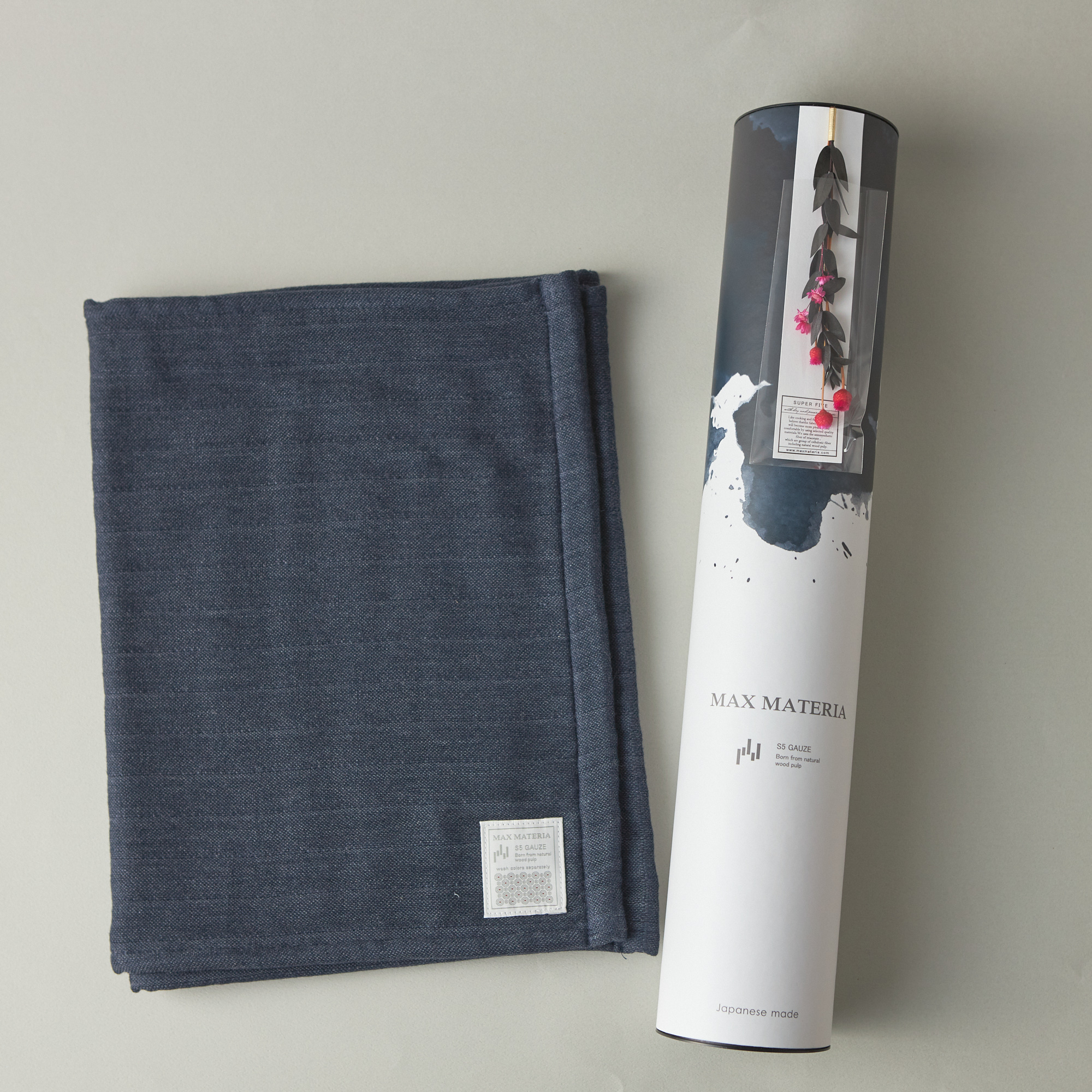 5層ガーゼ花束筒フェイスタオル