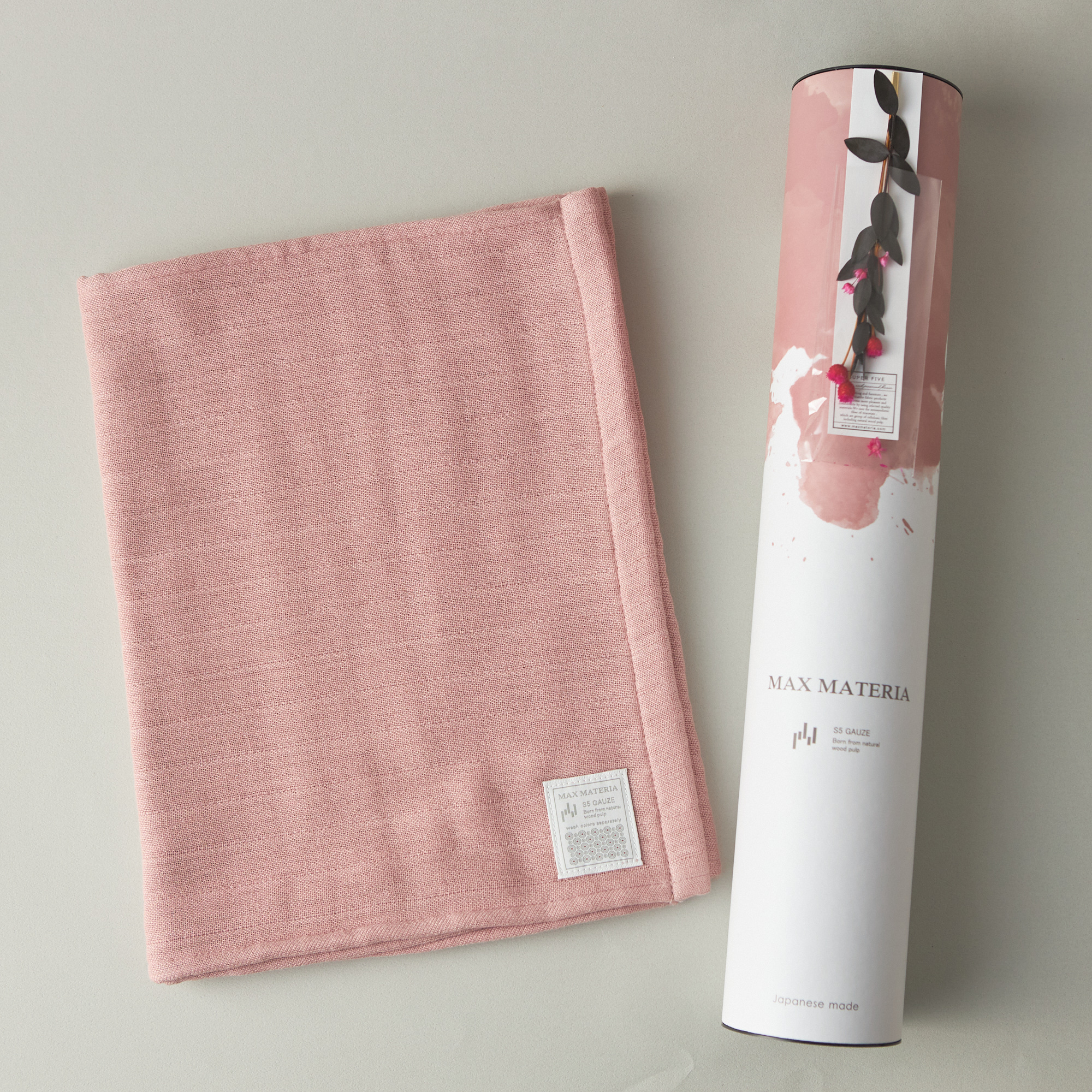 5層ガーゼ花束筒フェイスタオル