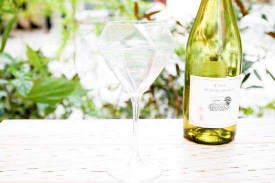 Diamond Glass-ワイングラス-ロングステムペア