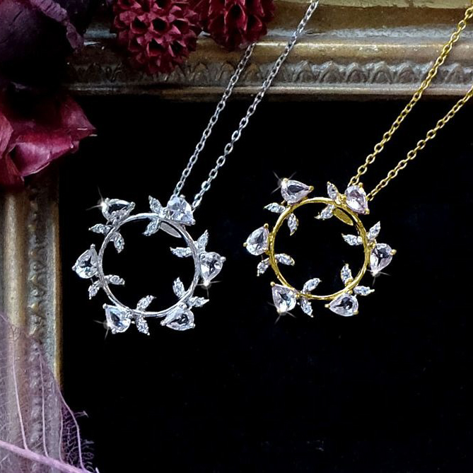 【Clementia】エレン オリーブリース ネックレス