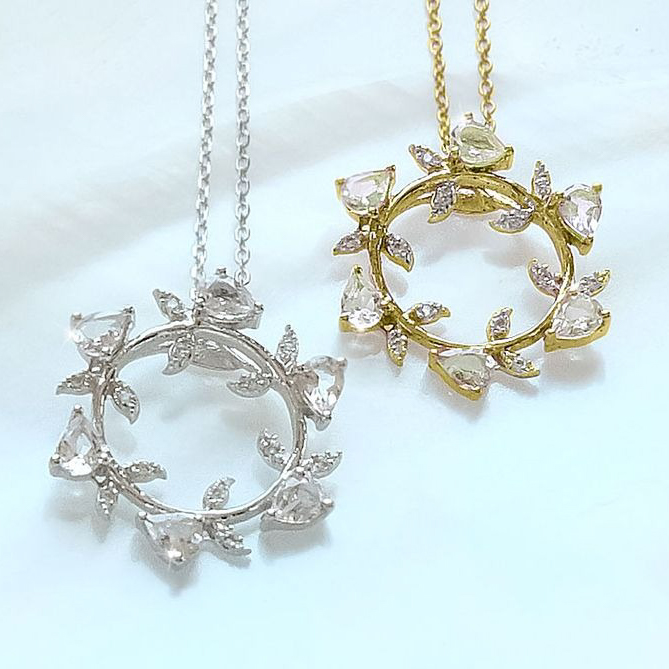 【Clementia】エレン オリーブリース ネックレス