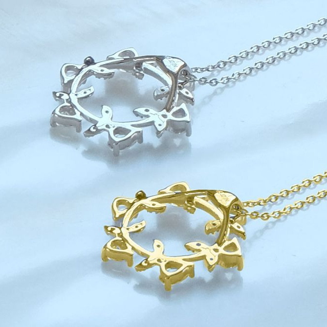 【Clementia】エレン オリーブリース ネックレス