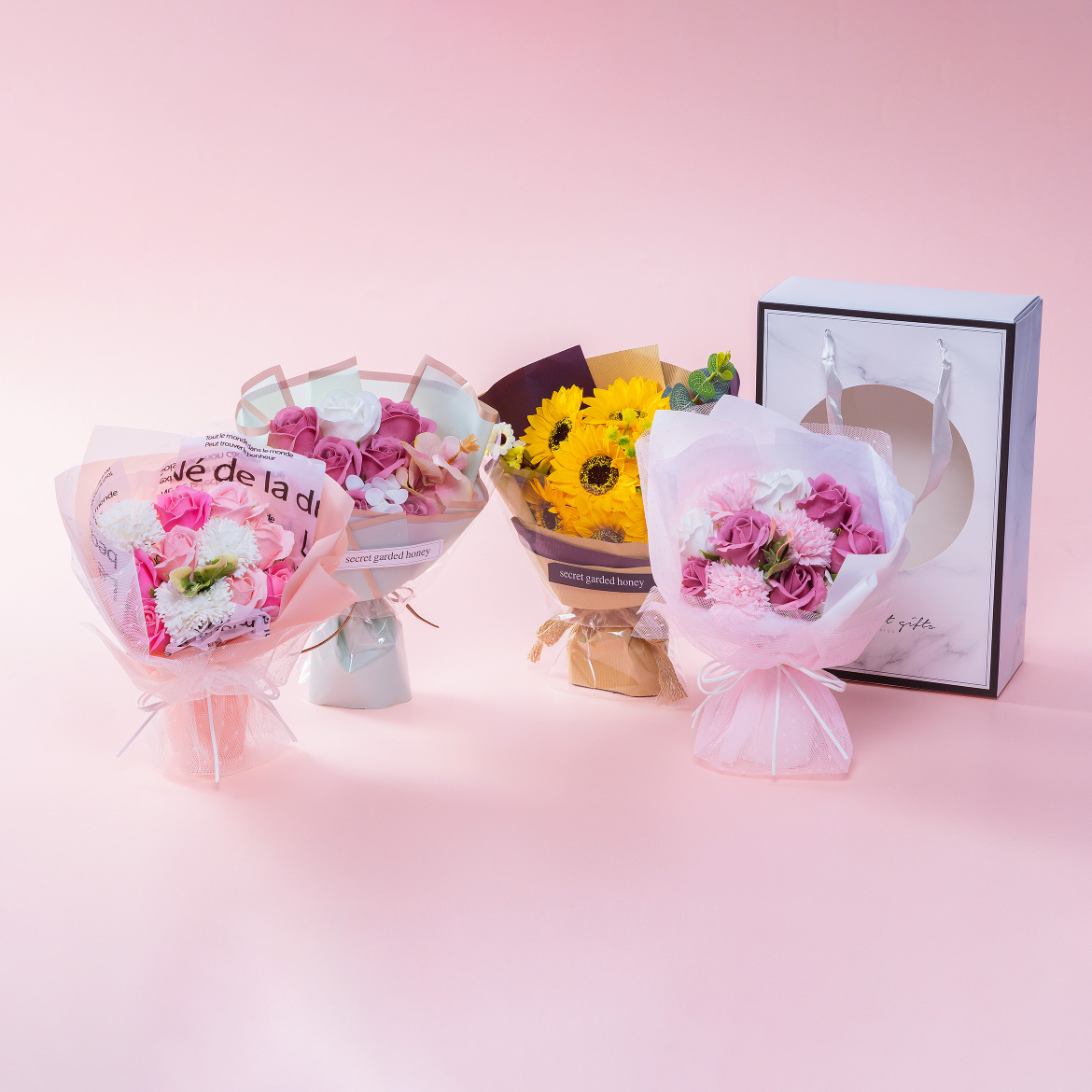 ソープフラワーブーケ