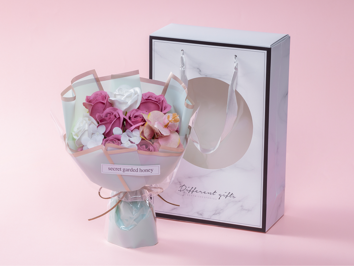 ソープフラワーブーケ