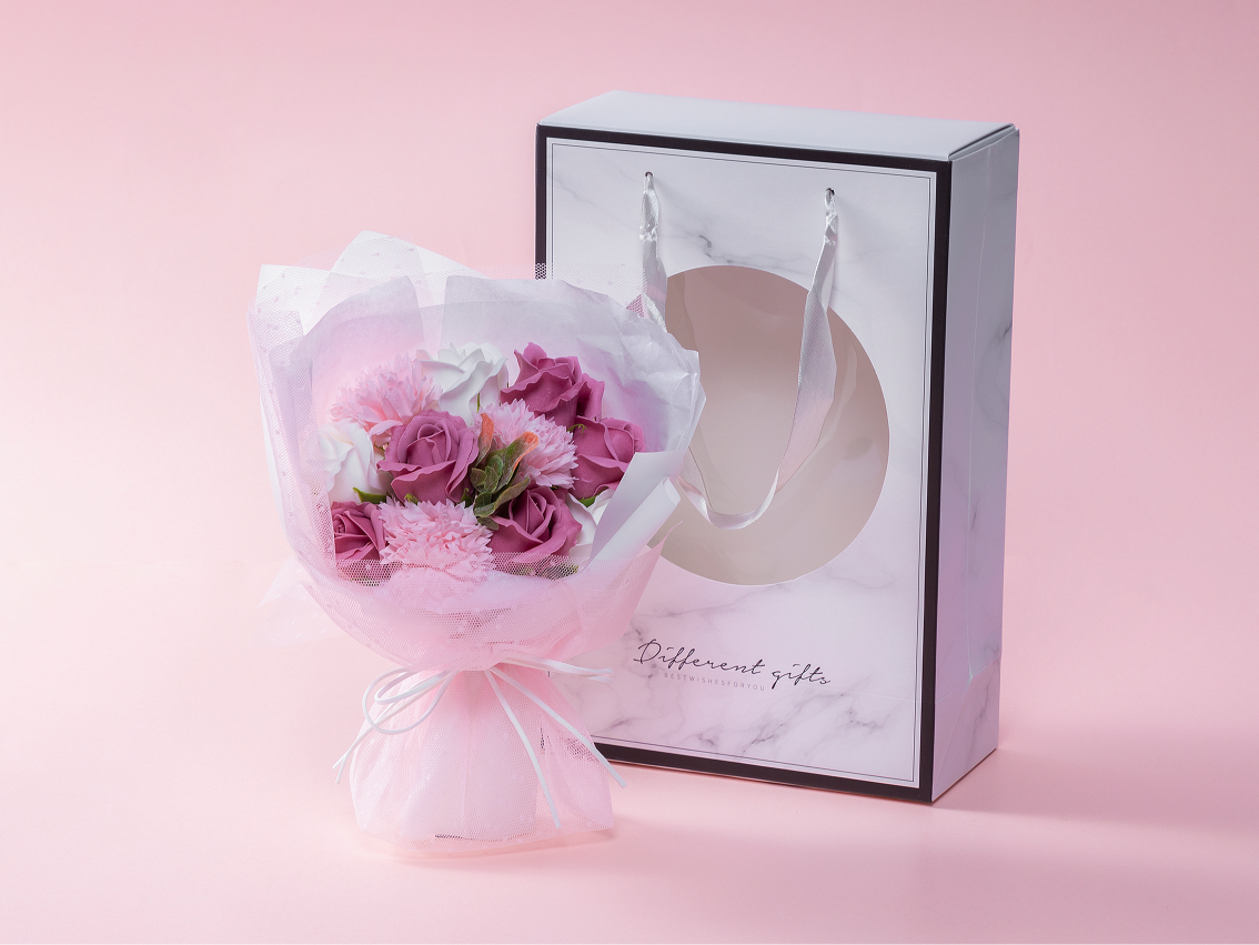 ソープフラワーブーケ