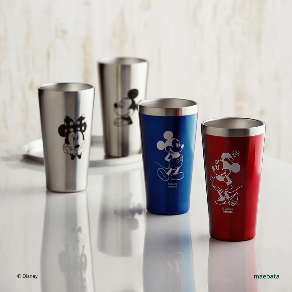 ミッキー＆ミニー ペアメタルサーモタンブラー