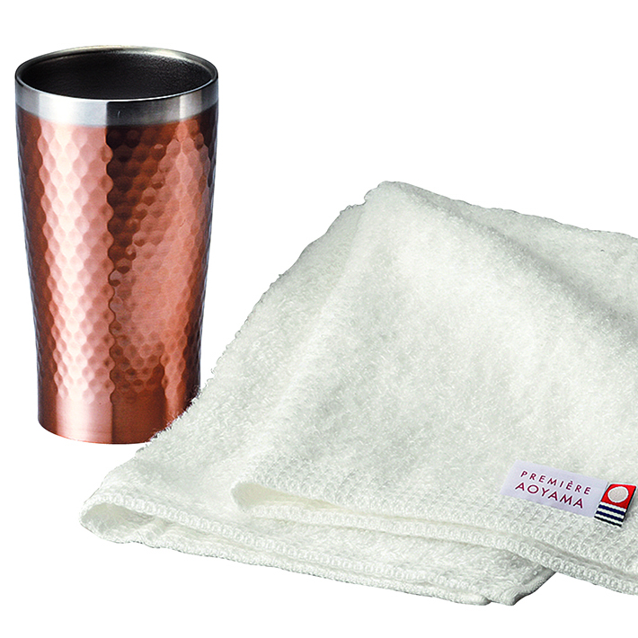 【名入れギフト】サーモタンブラー＆タオルＳ