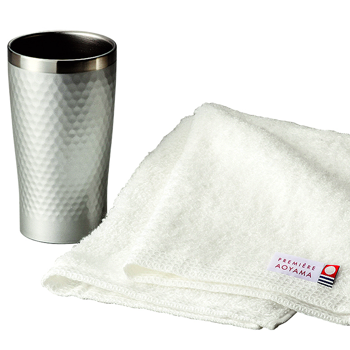 【名入れギフト】サーモタンブラー＆タオルＳ