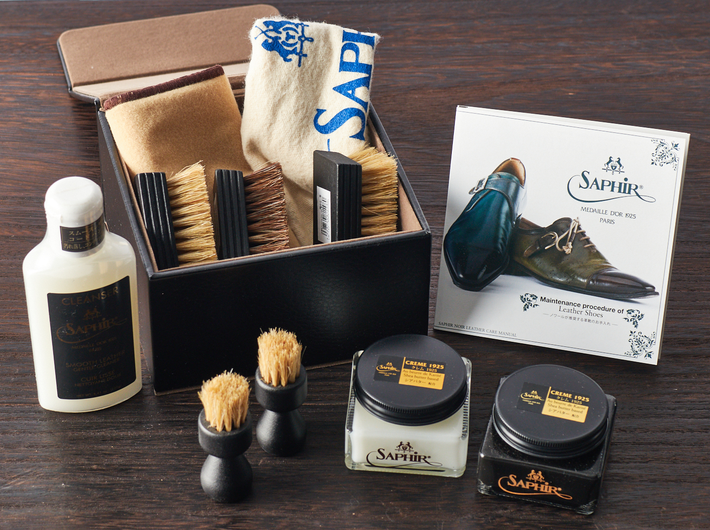 タンプ限定ノワールシューケアダブルセット