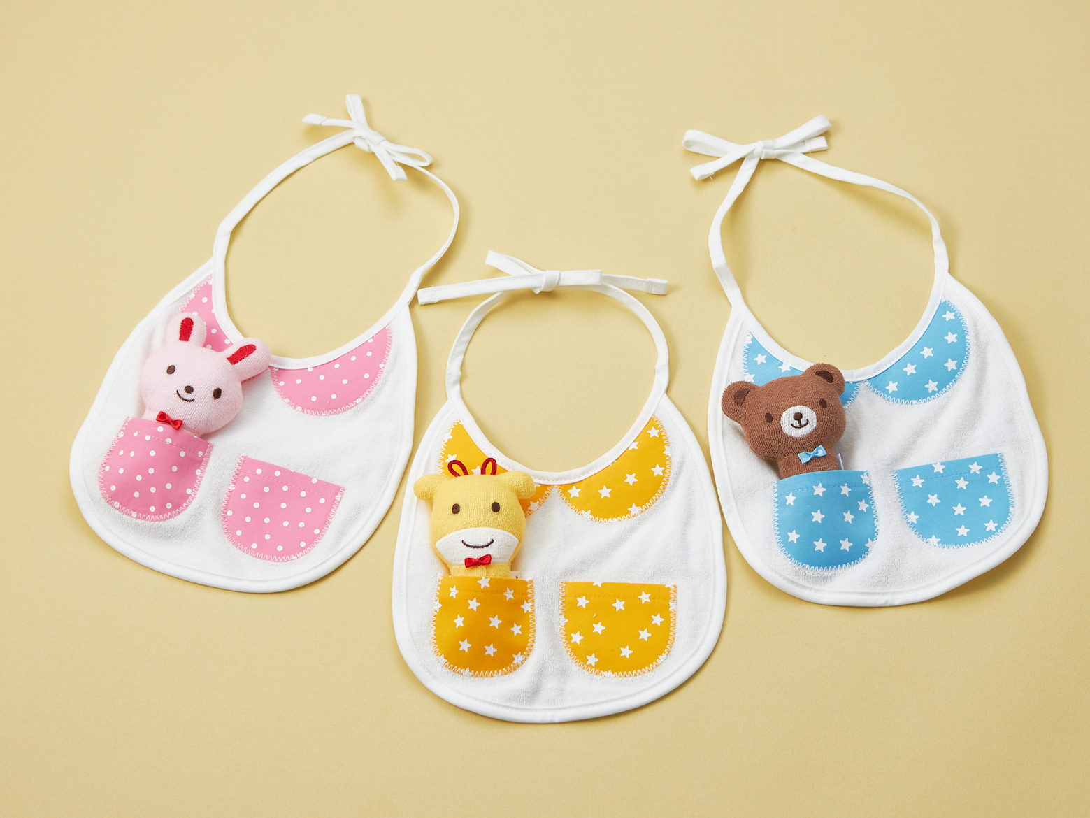 【名入れギフト】くまちゃんうさちゃんスタイセット