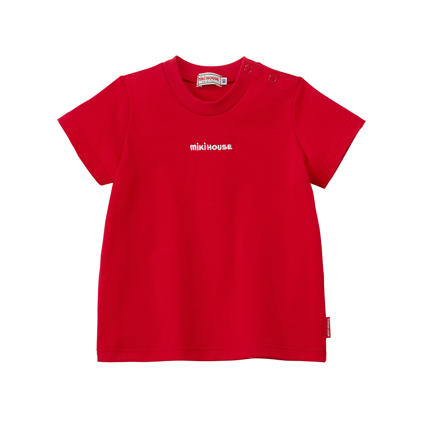 ロゴ刺しゅう入り半袖Tシャツ(90cm2-3才)