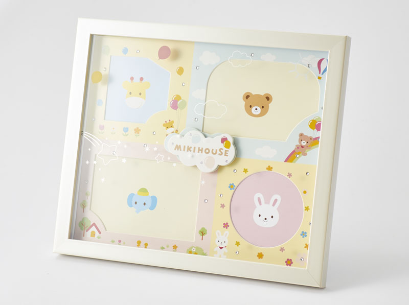 ラインストーン付きフォトフレーム(４枚用)