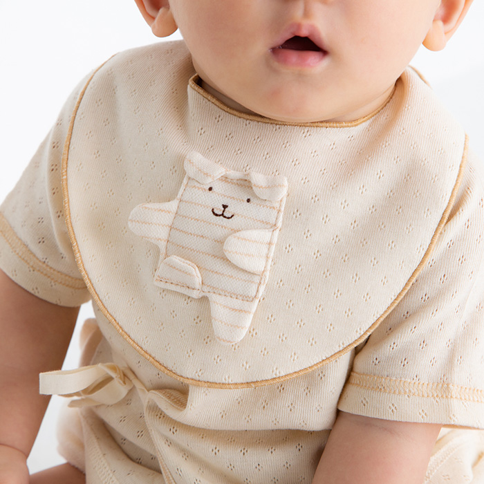 【名入れギフト】どうぶつオーガニックギフトセット［ソックス・スタイ・ボール・ハンカチ］