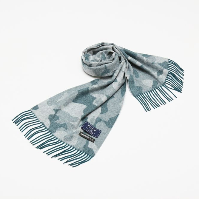 【名入れギフト】カシミヤ 100% ミリタリー マフラー