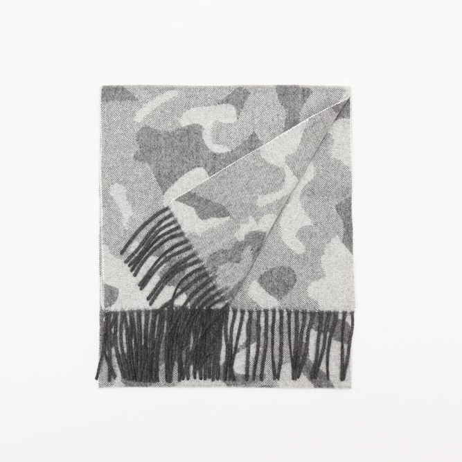 【名入れギフト】カシミヤ 100% ミリタリー マフラー