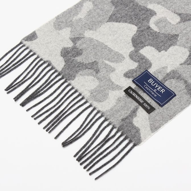 【名入れギフト】カシミヤ 100% ミリタリー マフラー