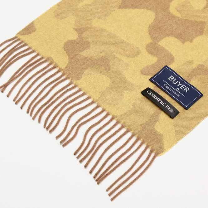 【名入れギフト】カシミヤ 100% ミリタリー マフラー