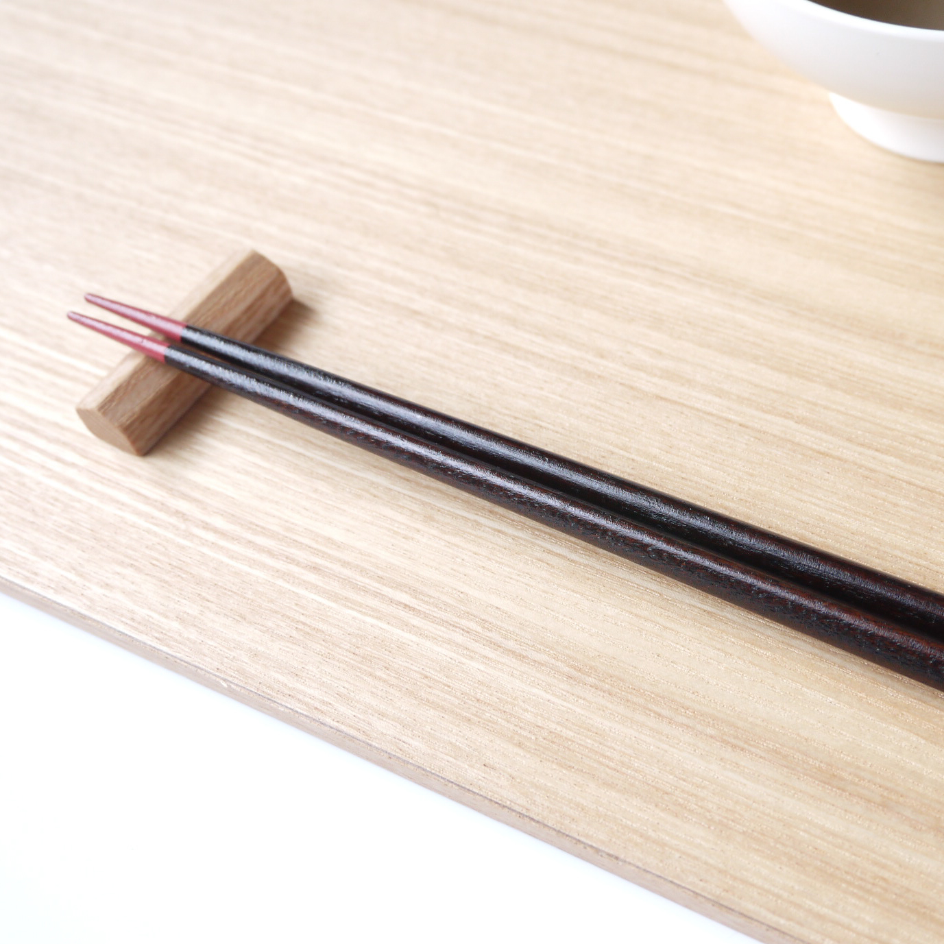 箸置付夫婦箸 仲良し