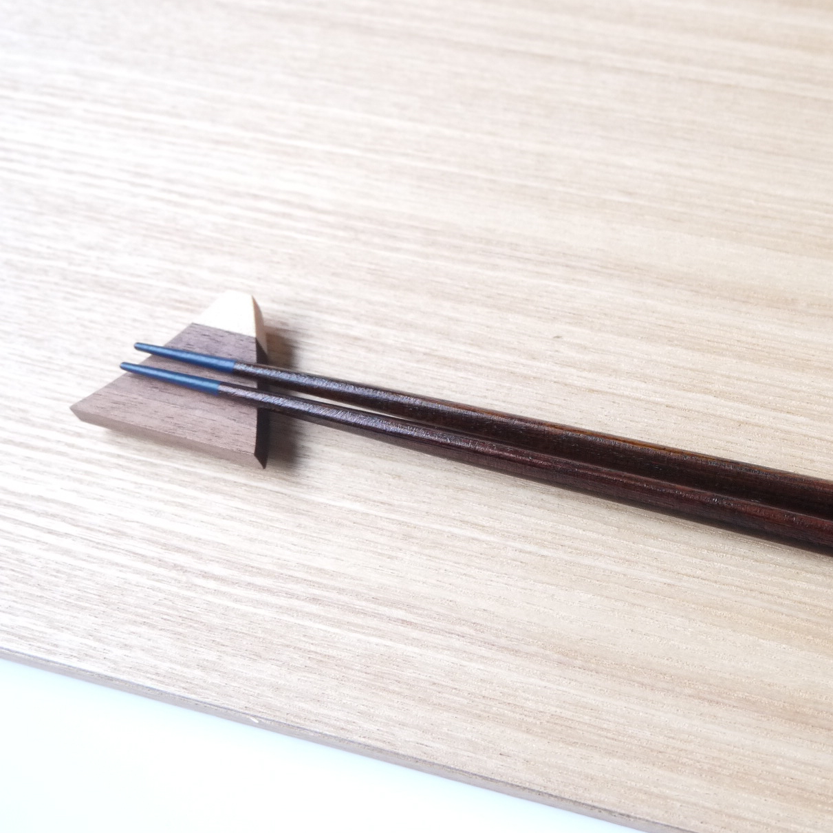 箸置付夫婦箸 富士山