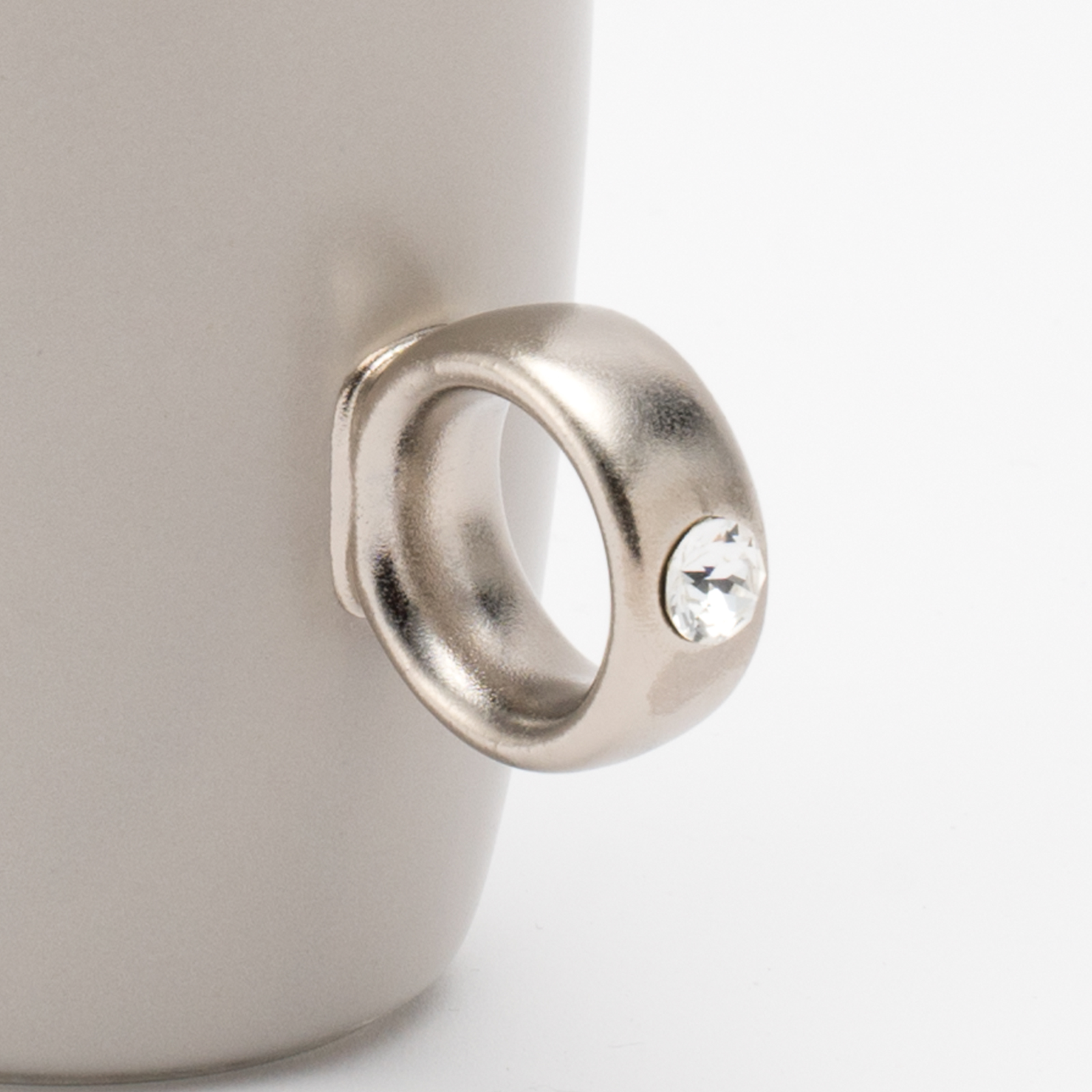 【選べるカップ・リング・ストーンカラー】煌めくリングのマグカップCup Ring