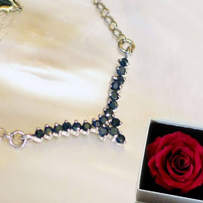 【Clementia】キャサリン ブルーサファイア ネックレス