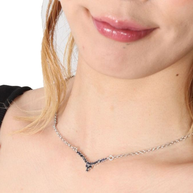 【Clementia】キャサリン ブルーサファイア ネックレス