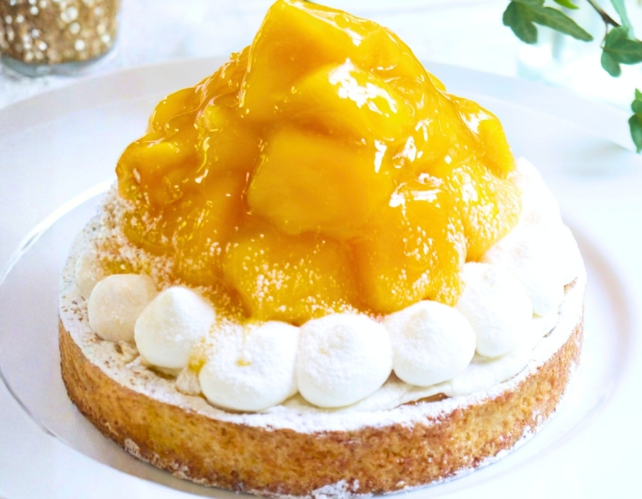 誕生日ケーキ 即日出荷 着日指定 贅沢完熟マンゴーチーズタルト 14㎝ (4〜6名様用)