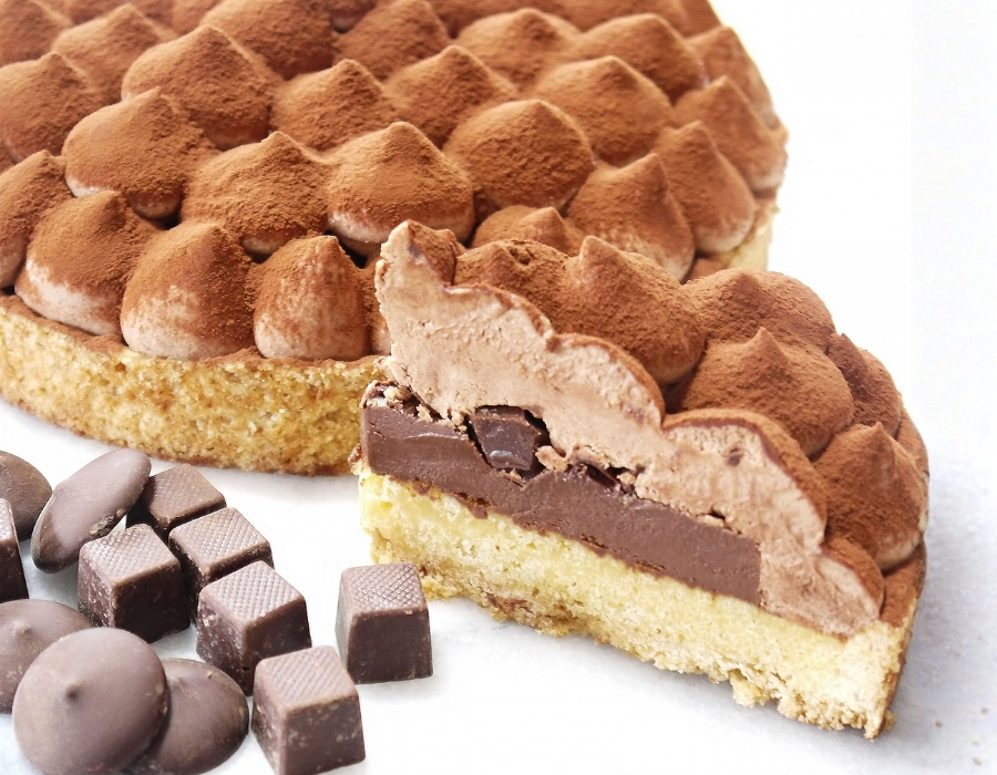 誕生日ケーキ 即日出荷 着日指定 ５層で味わう大人のリッチチョコタルト 14㎝ (4〜6名様用)