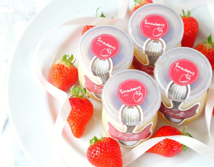 誕生日ケーキ 即日出荷 着日指定 ストロベリーチーズプリン6本セット