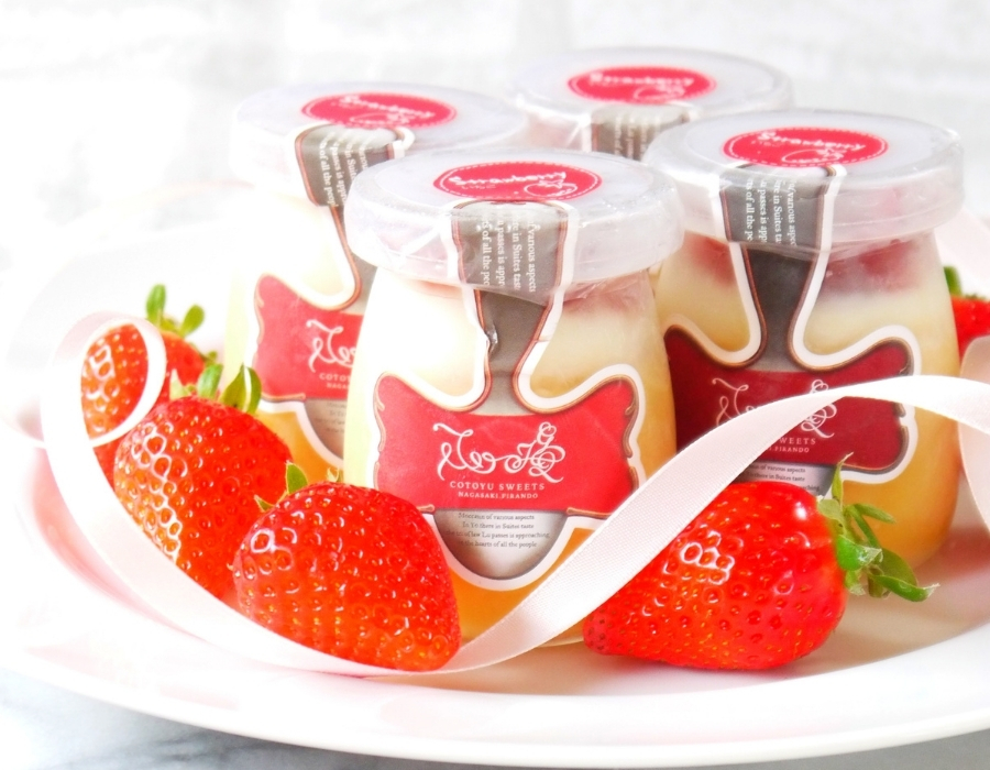 誕生日ケーキ 即日出荷 着日指定 ストロベリーチーズプリン6本セット