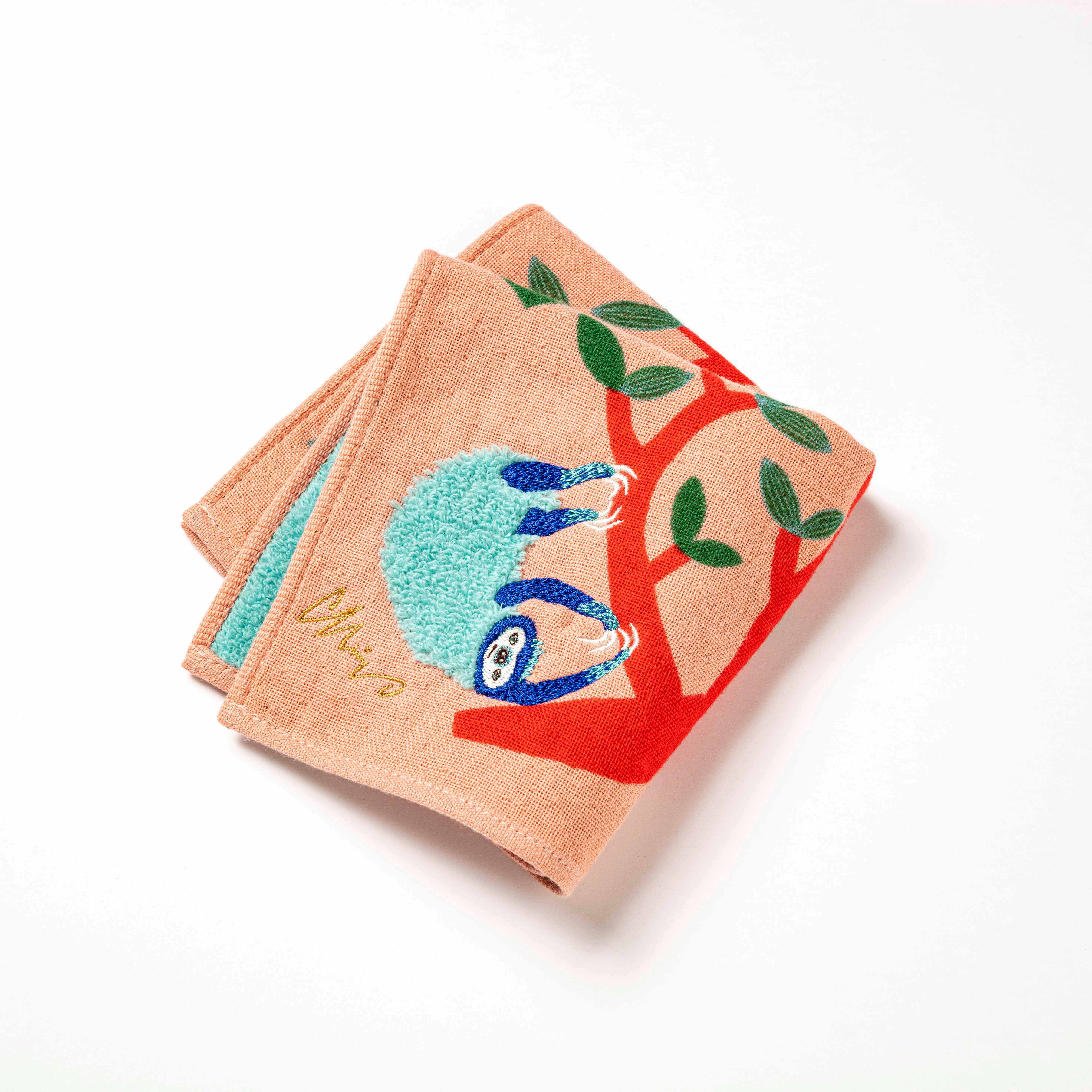 モコモコドウブツハンカチ