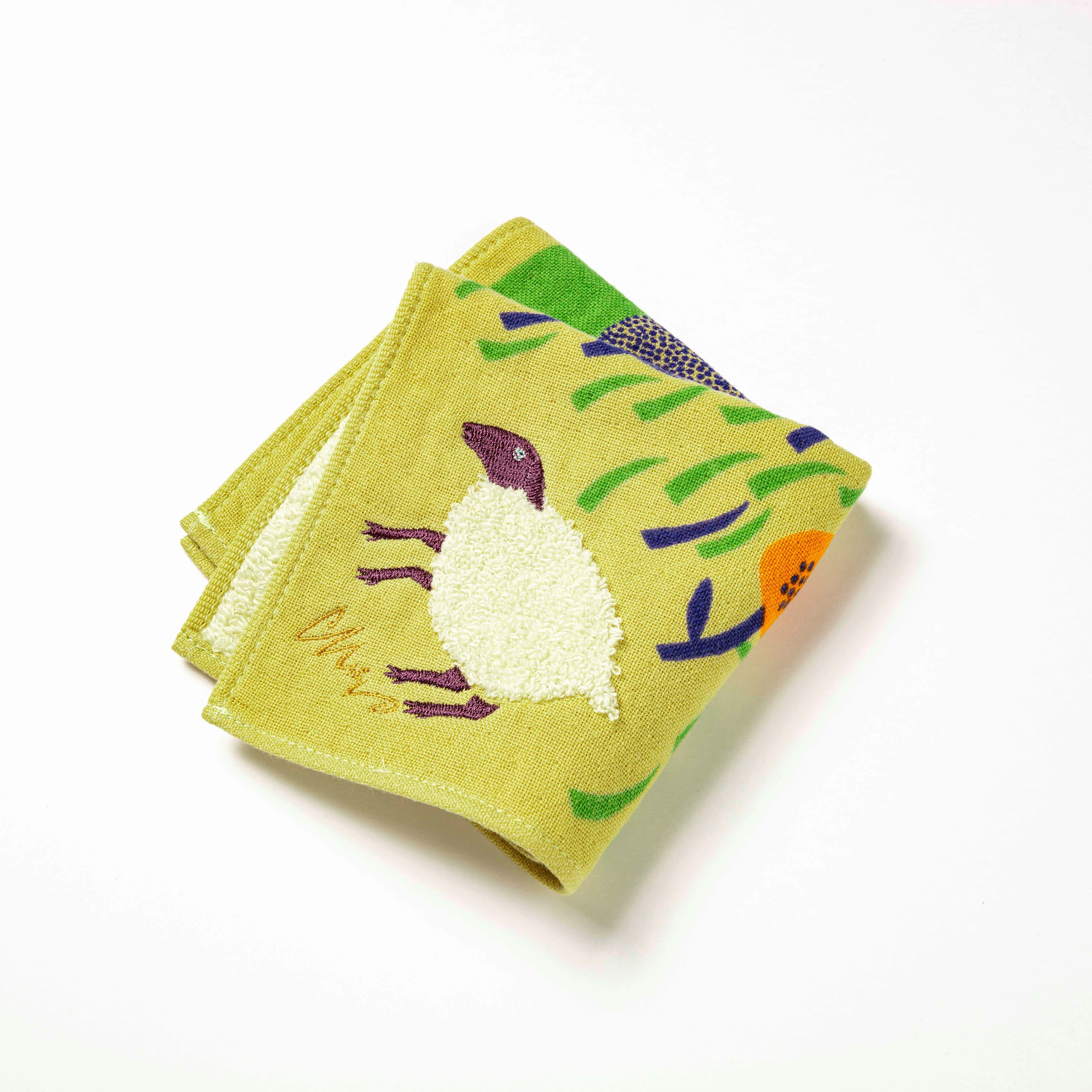 モコモコドウブツハンカチ