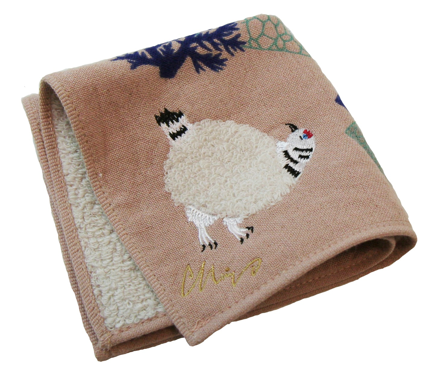 モコモコドウブツハンカチ