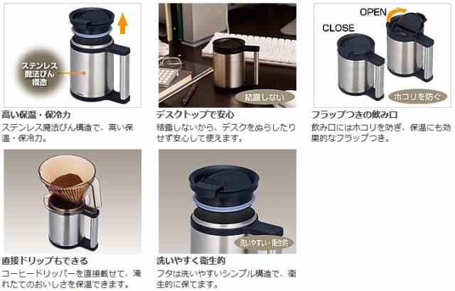 【名入れ】280mlサーモスオフィスマグペアセットJCP-GP1