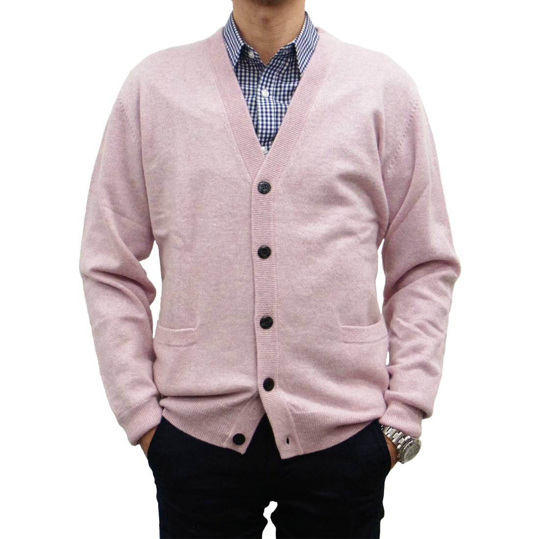 百寿 カシミヤカーディガン -650704-momo-25E-