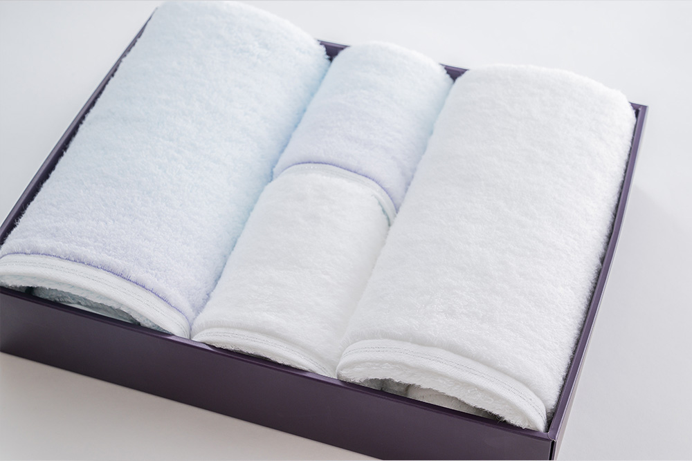 彩-irodori-シリーズ　バスタオル×2　フェイスタオル×2