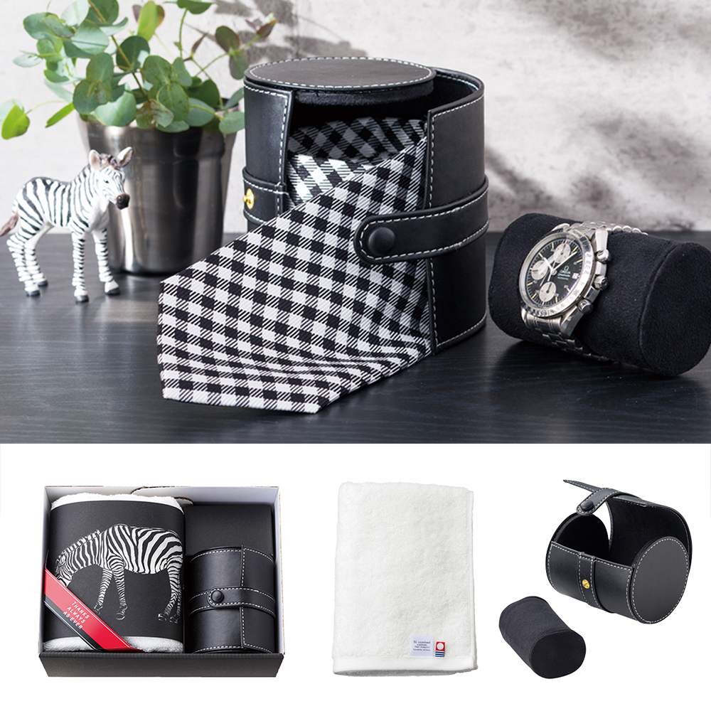 B&W Zoo ネクタイケース&FT1（シマウマ）