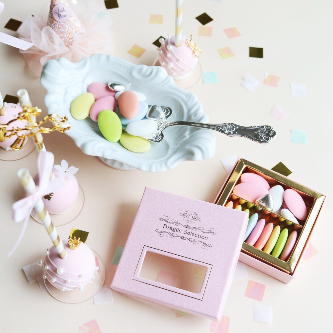 フランス産 ドラジェ アソートボックス（パステルピンク）SS-5