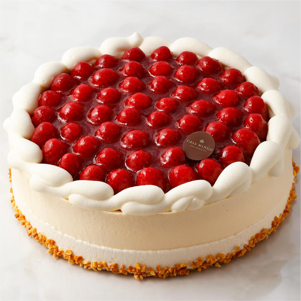 最高級洋菓子シュス木苺レアチーズケーキ［直径12~26cm各種］