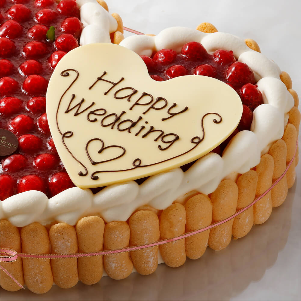 ［14~26cm各種］最高級洋菓子特注ハート型シュス木苺レアチーズケーキ